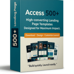 500+ Landing Page Template Kit